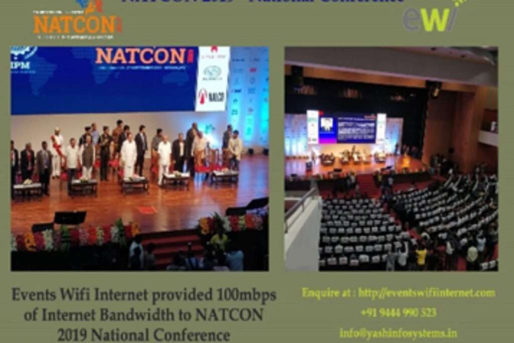 Event Wifi Internet - Portfolio - NATCON, 2019